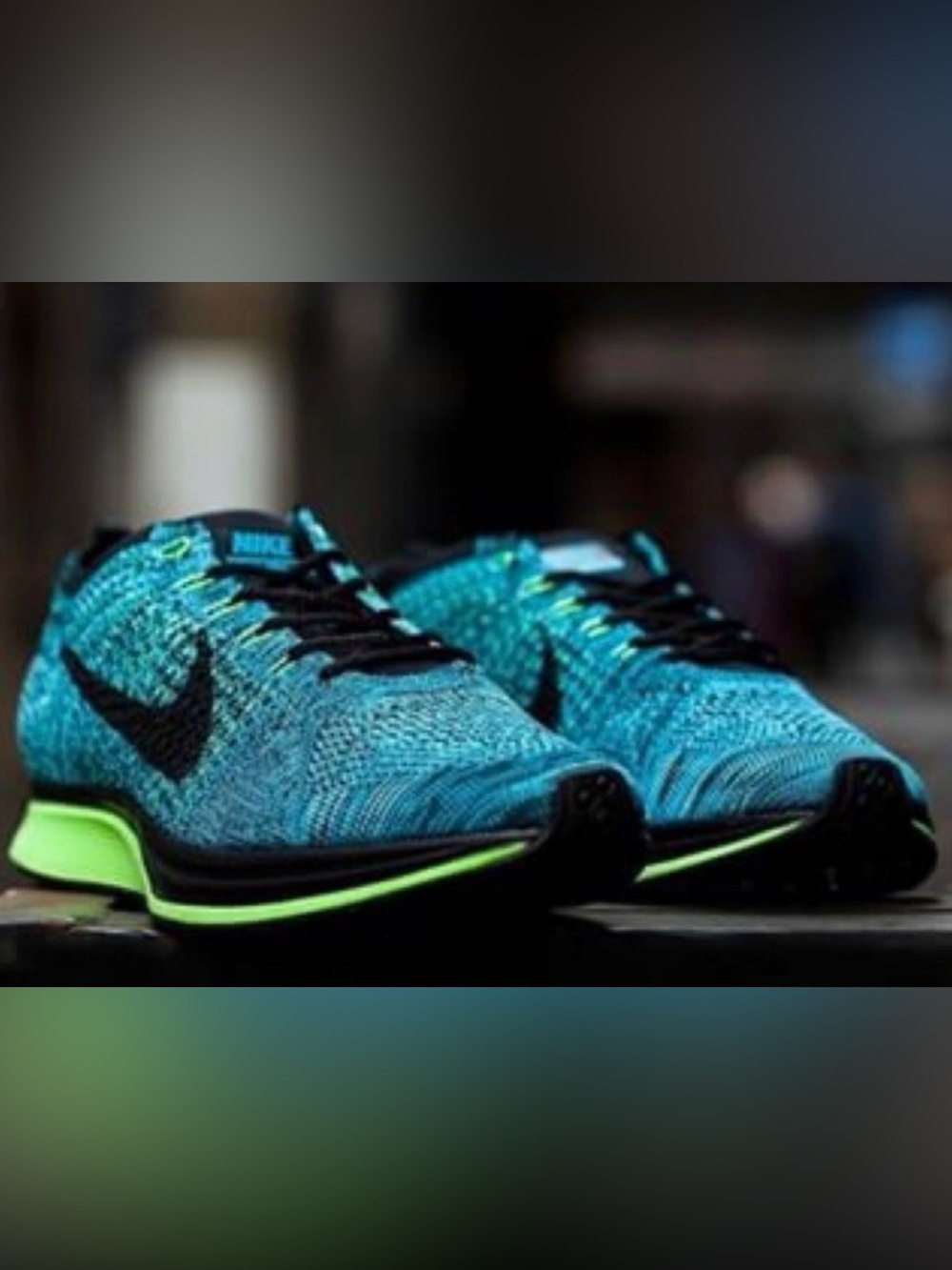 Nike Flyknit Racer 'Blue Lagoon' 526628-401